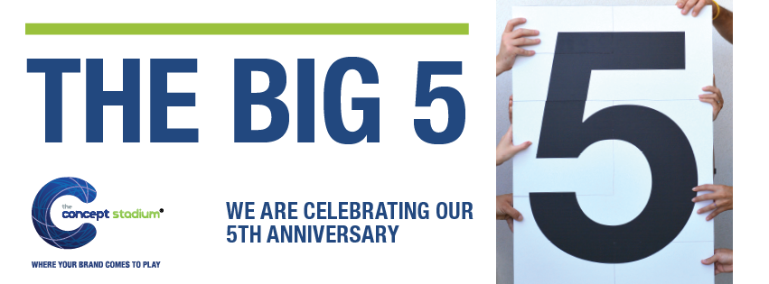 The Concept Stadium Turns 5 Years Old