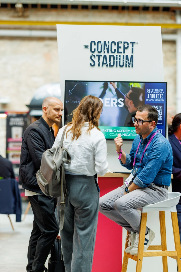 The Concept Stadium exhibits at Dublin Tech Summit 2024, gaining key insights for future creative marketing innovation